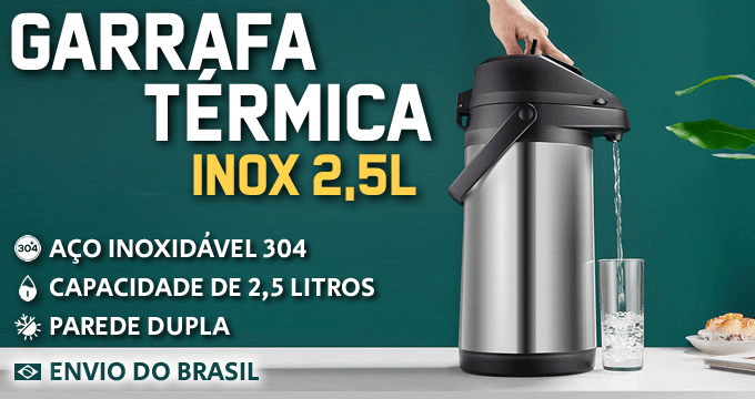 Garrafa Térmica Inox 2,5l