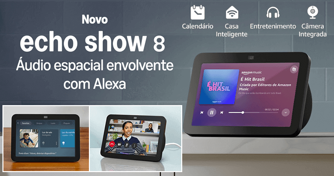 Novo Echo Show 8 (3ª geração)