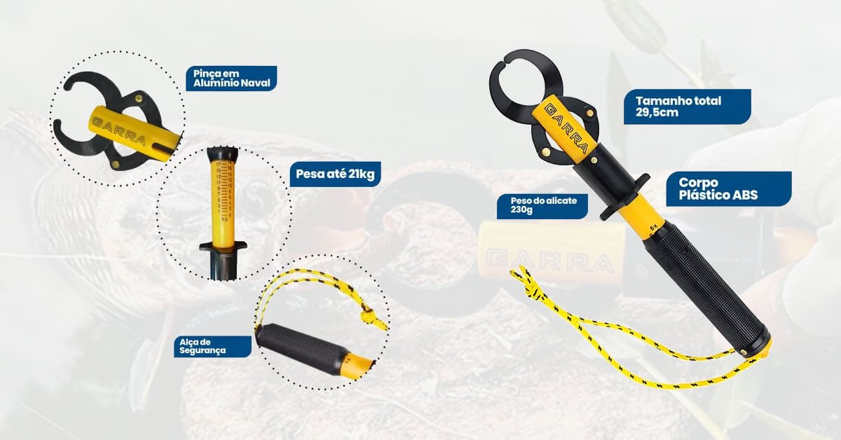 Alicate Garra com Balança: Ferramenta Essencial para a Pesca de Dourado